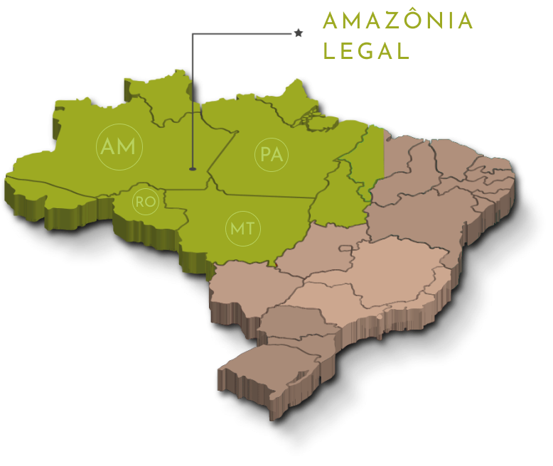 Mapa Amazônia Legal